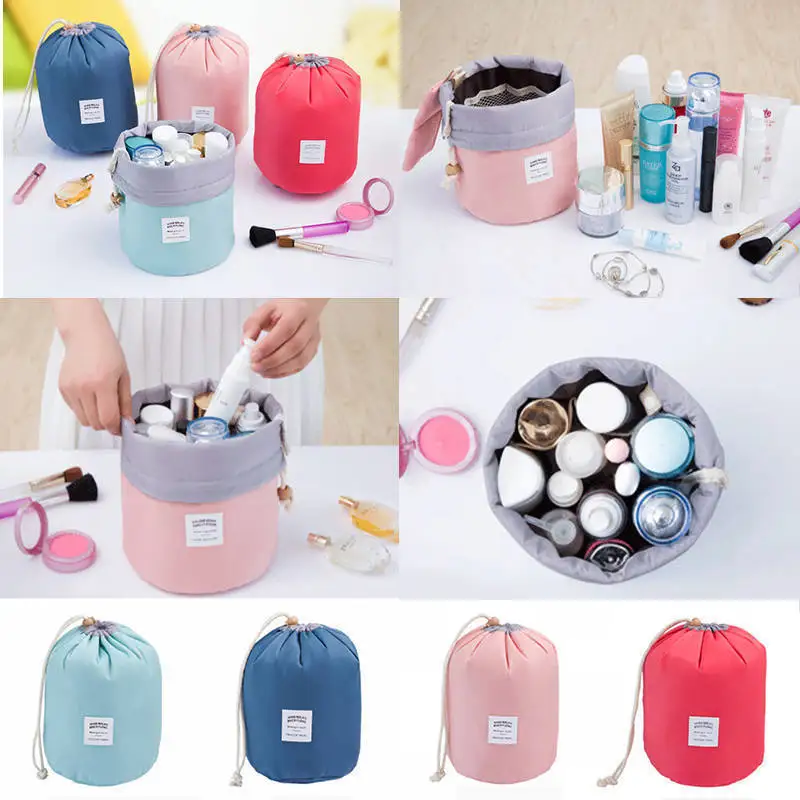 

Women Lazy Travel Makeup Bag Organizer Drawstring Cosmetic Bag Fashio Make Up Case Storage Pouch Toiletry Beauty Kit