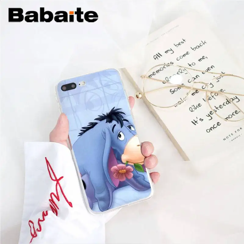 A16 Babaite Baby Eeyore Donkey специальный чехол для телефона для iPhone 8 7 6 6S Plus 5 5S SE XR X XS MAX 10 11 11pro 11promax - Цвет: A16