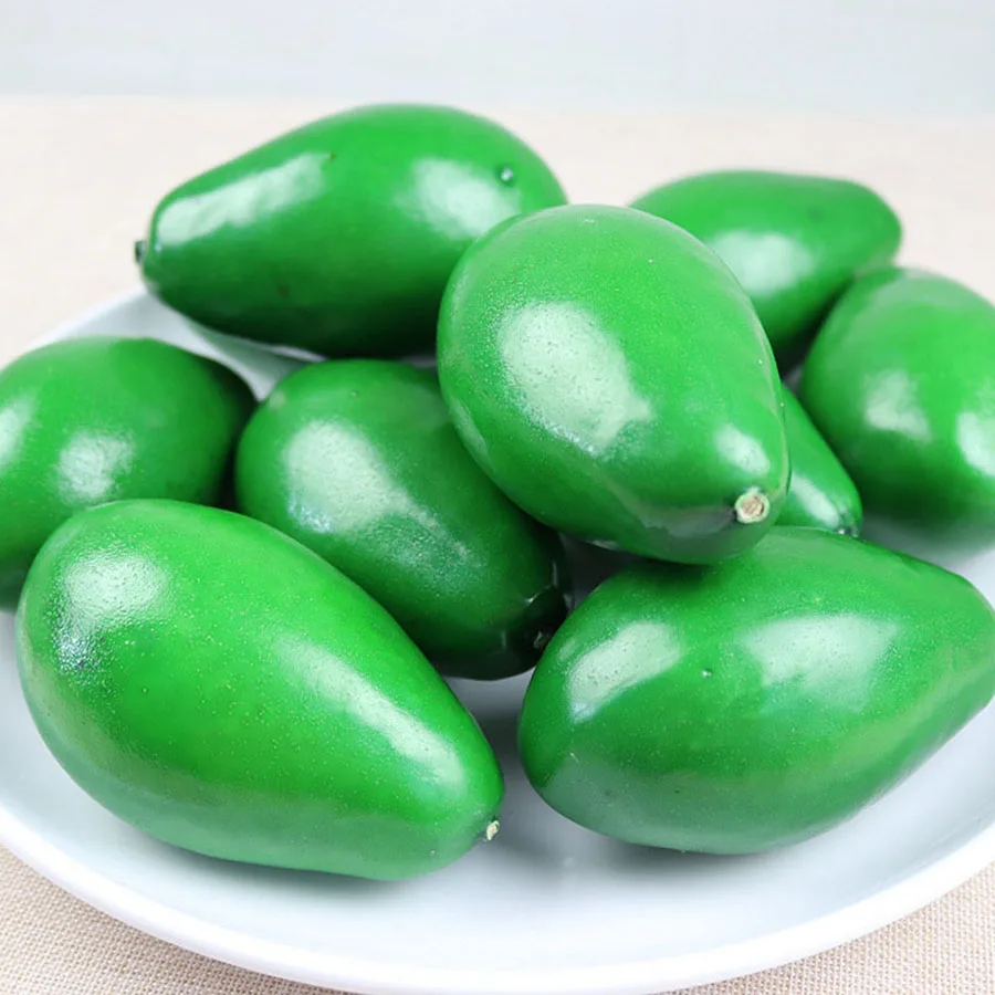 5 шт./лот искусственная пена для фруктов моделирование авокадо игрушки детей