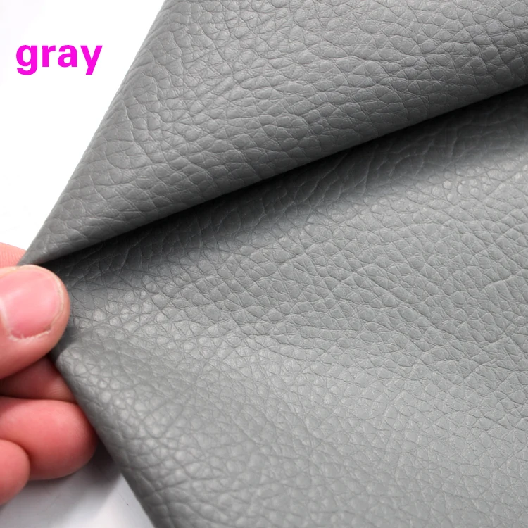 Gray Big Lychee Pattern PU Synthetic Leather Faux Fabric Upholstery Car Interior Sofa Cover 54&quot Wide Per yard | Дом и сад