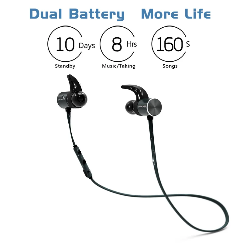 PLEXTONE IPX5 Водонепроницаемый Bluetooth наушники Беспроводной гарнитура Спорт Бег С