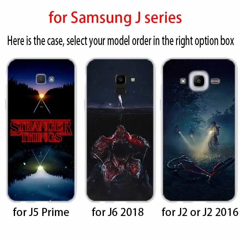 Чехол dibujos de stranger things для Samsung J8 J4 J6 Plus 2018 J5 J3 J7 2017 EU 2016 Prime силиконовый чехол