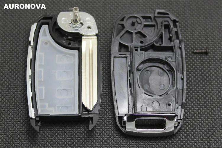 Auronnova Сменный складной ключ для Kia soprage Carens Cerato Forte Rio K2 K3 K5 3 кнопки чехол для дистанционного ключа от машины DIY