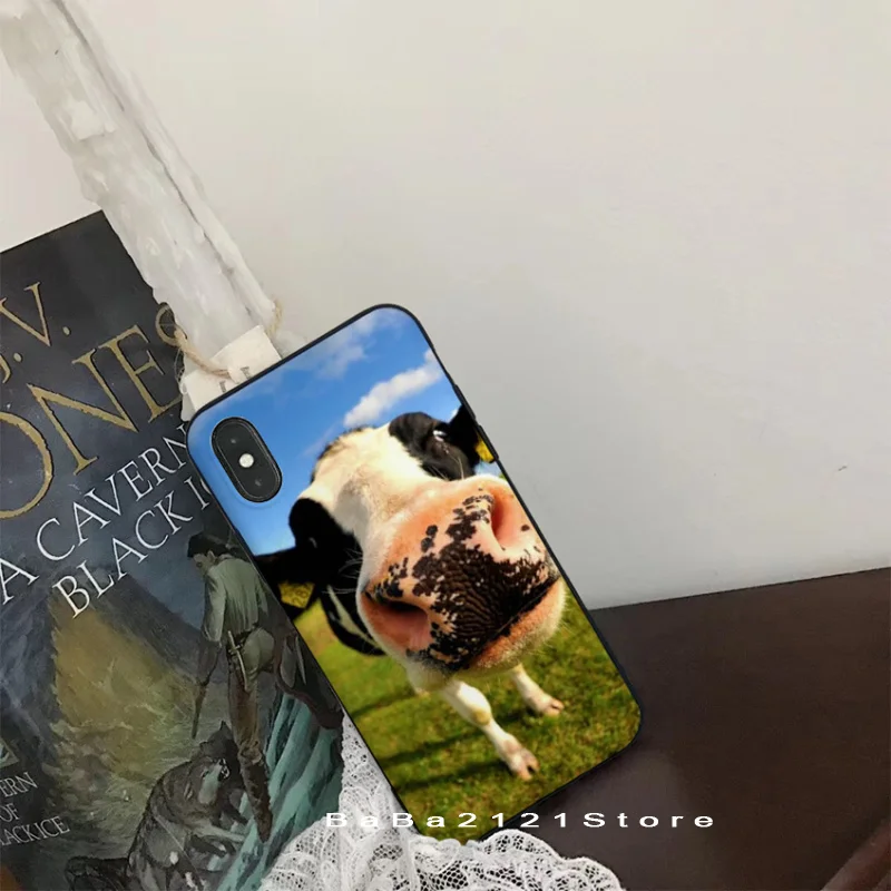 Классический чехол для телефона Babaite Cow высокого качества iPhone X XS XR XSMax 6 6S 7 7plus 8 8Plus