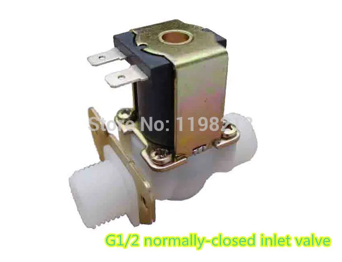 

Flow Meter Sensor Electromagnetic Valve G1/2 Normally-Closed Inlet Water DC12V Drinking Coffee Machine Dishwasher Cooker