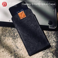 for samsung galaxy s10s10plus back case woolen felt phone cases for samsung galaxy s10e cases cover mobile phone handmade bags