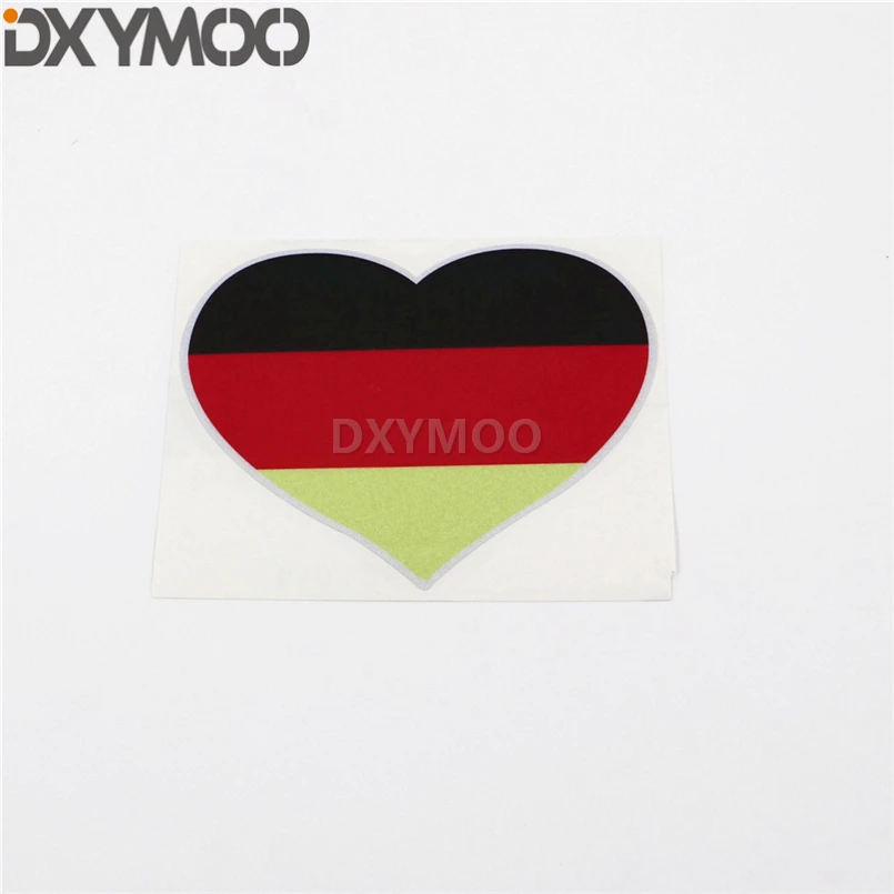 

Car Styling Decal National Flag Love Heart Germany Auto Truck Window Motorcycle Helmet Bike Sticker