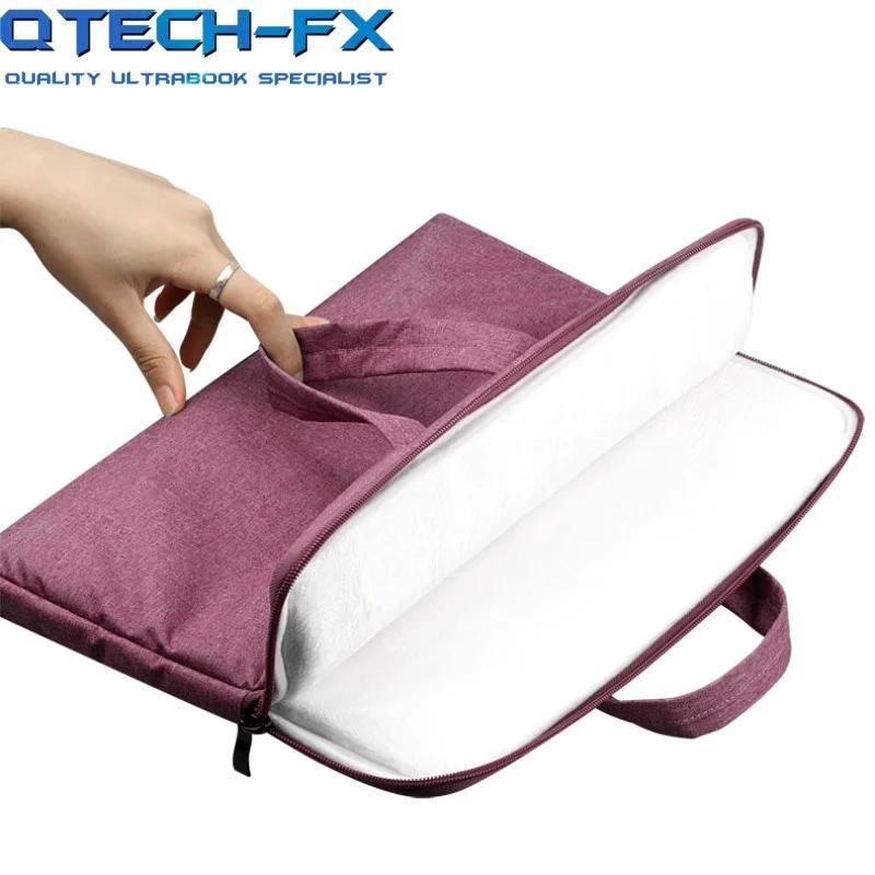 2019 Fashion Laptop Handbag 13.3/14/15/15.6inch Men and Women Sleeve bag for QTECH Lenovo HP Dell Notebook Computer Gift Pink | Компьютеры