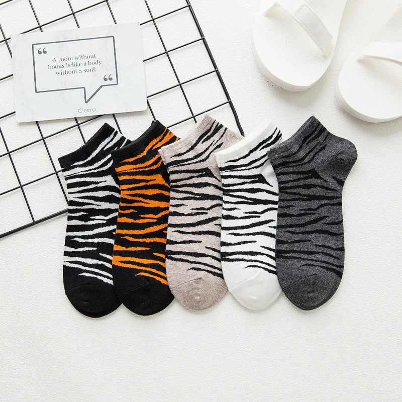 2019 spring and summer new tiger line women ankle socks | Женская одежда
