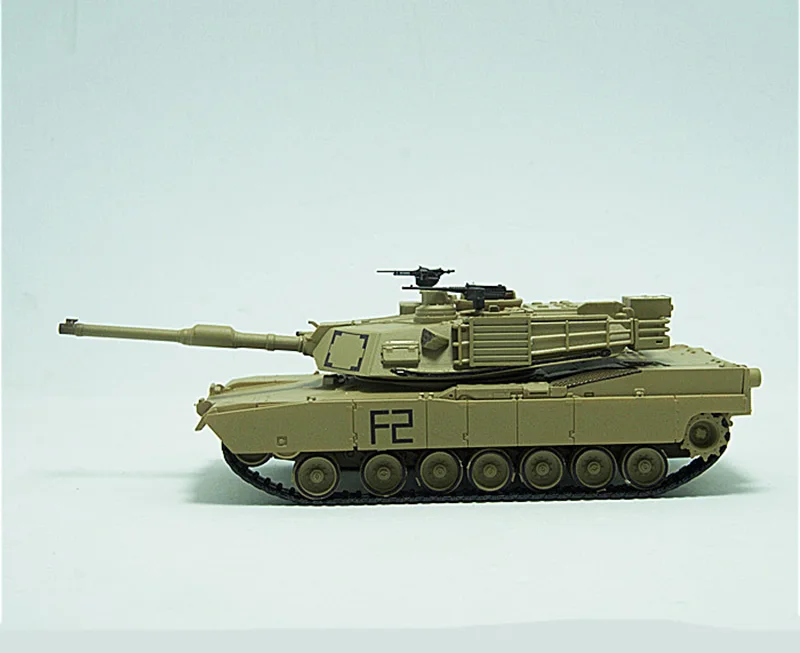 1: 72 Готовая модель главного боевого танка M1A2 игрушки для моделирования литья под