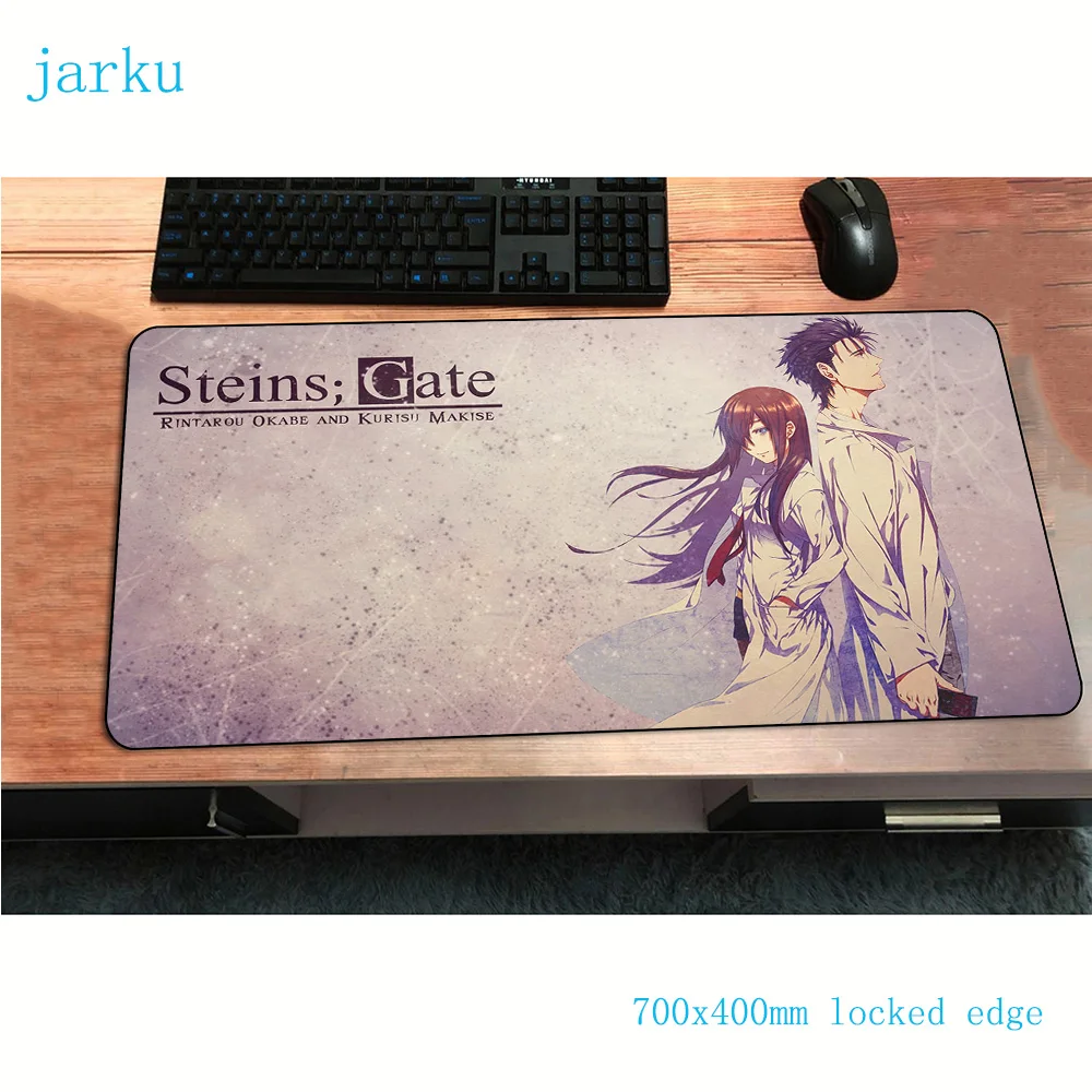 Steins Gate коврик для мыши красивые 700x400x2 мм notbook коврик для мыши игровой коврик для мыши с изображением на день рождения коврик для мыши от производителя стол для компьютера padmouse коврики