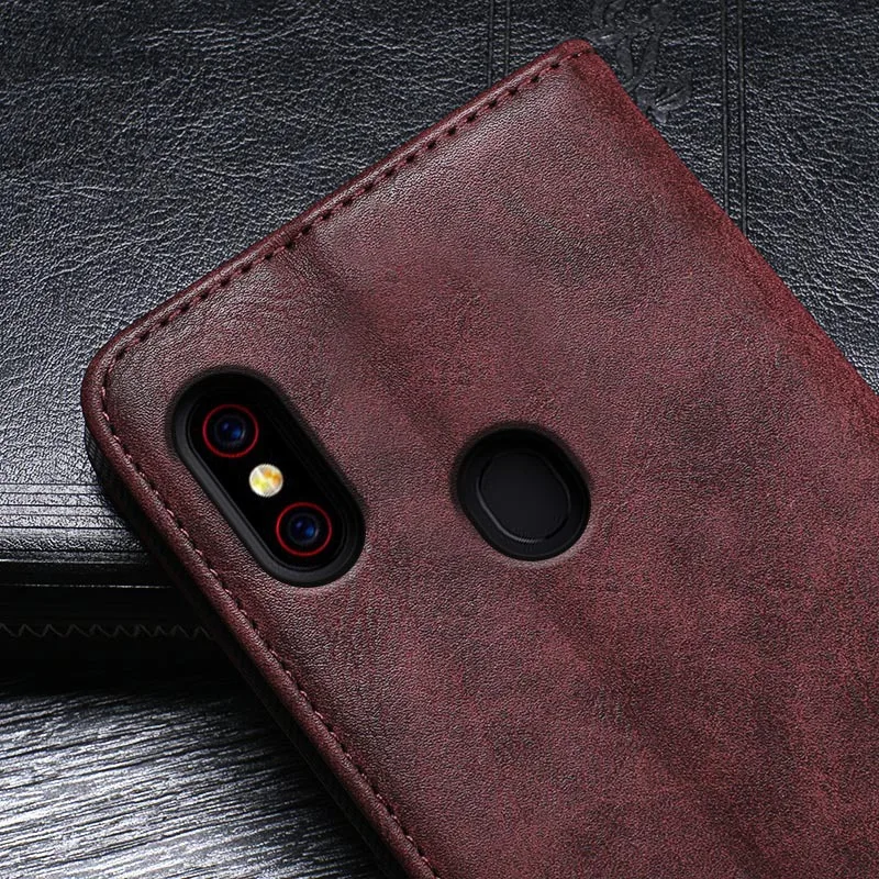 Винтажный Ретро Кожаный чехол для UMIDIGI S3 Pro Роскошный кожаный флип из