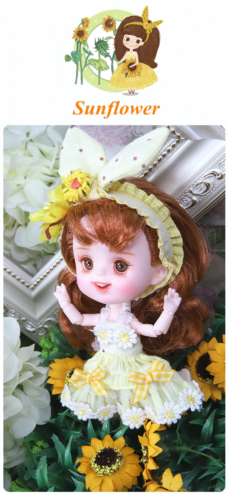 1/12 BJD кукла 26 шарнирное тело 14 см мини кукла DODO ob11 кукла с экипировкой обувь куклы с макияжем и коробкой Набор подарочных игрушек