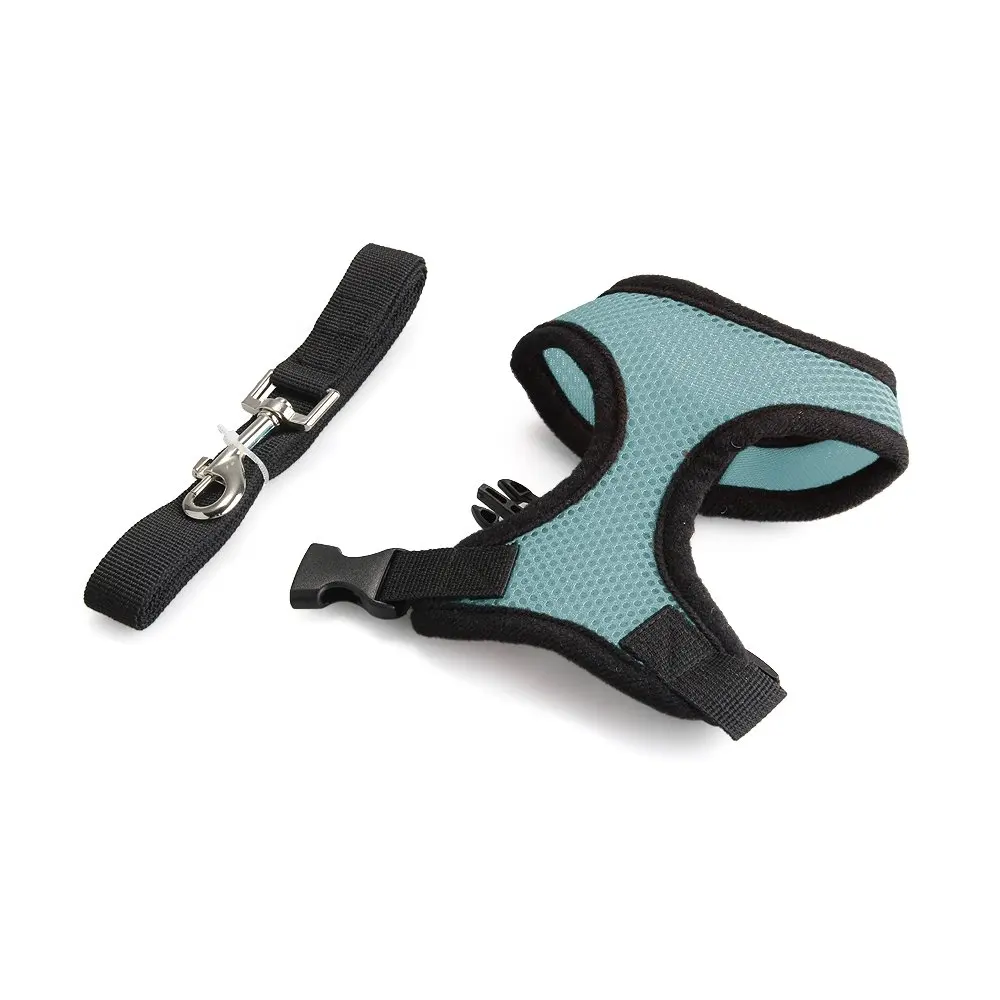 LHLL! Harnais Gilet Laisse S Bleu Clair pour Chats Chiens Animaux Pet|pet manicure|petpets spring |