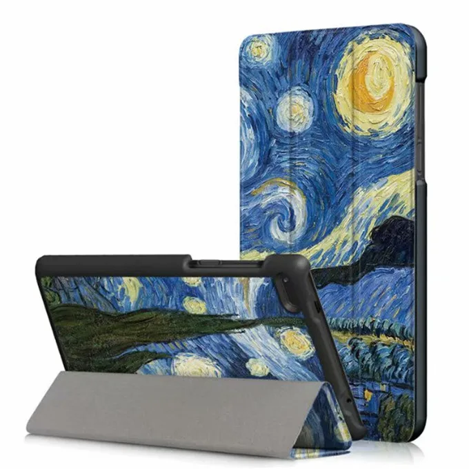Чехол для lenovo tab 7 эфирный TB-7304F/I/X Tab7 эфирный 7304F 7304I 7304 чехол Funda Подставка для планшета защитный чехол флип чехол - Цвет: xing kong