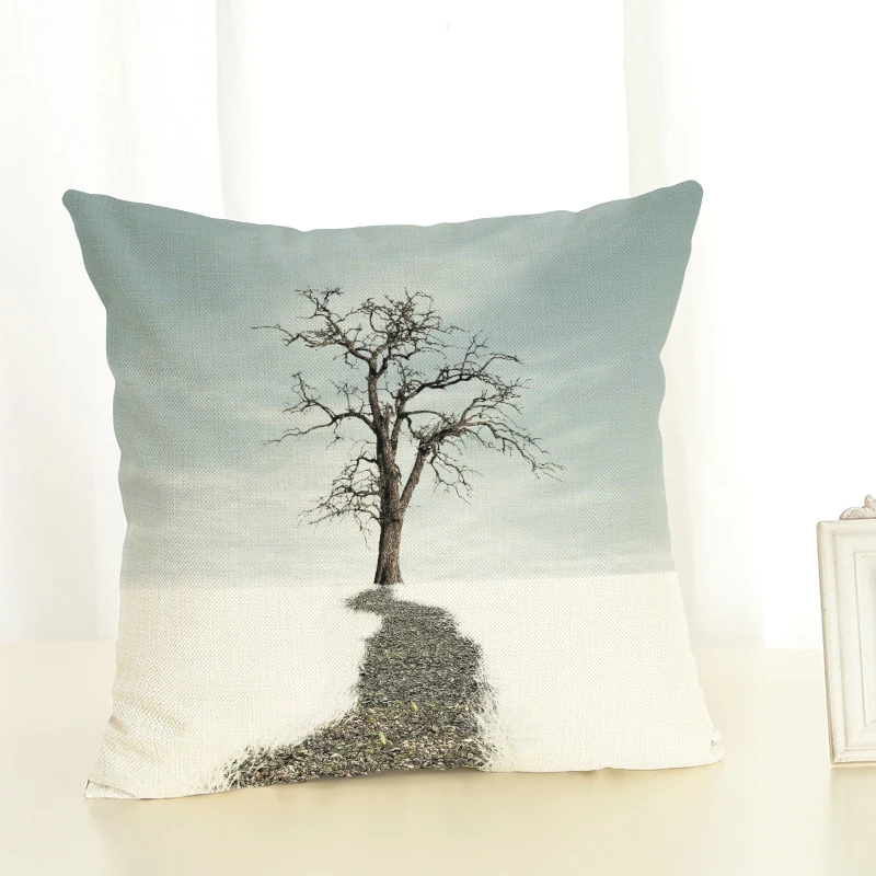 2017 Высококачественная льняная подушка в стиле ретро украшенная льняной