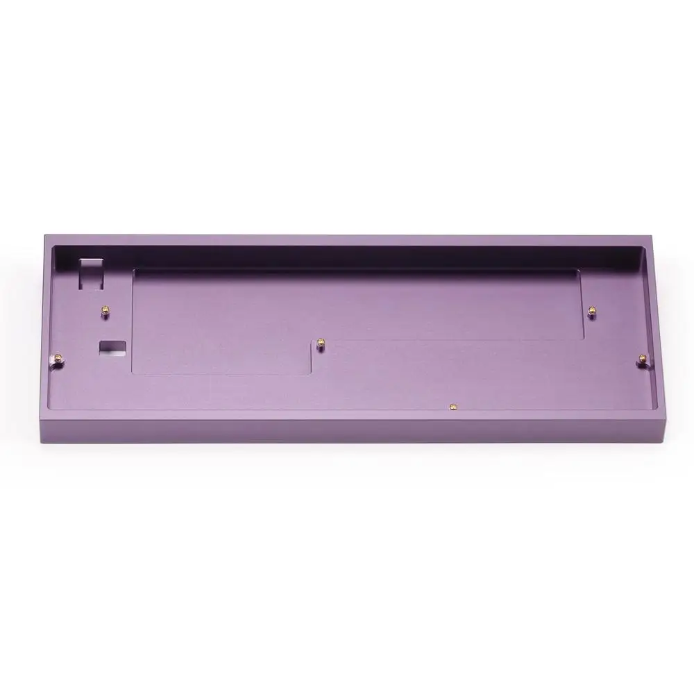PURPLE case Полностью собранная клавиатура TOFU 60% с переключателями DZ60 PCB kailh box с вишневыми стабилизаторами без колпачков - Цвет: PURPLE case