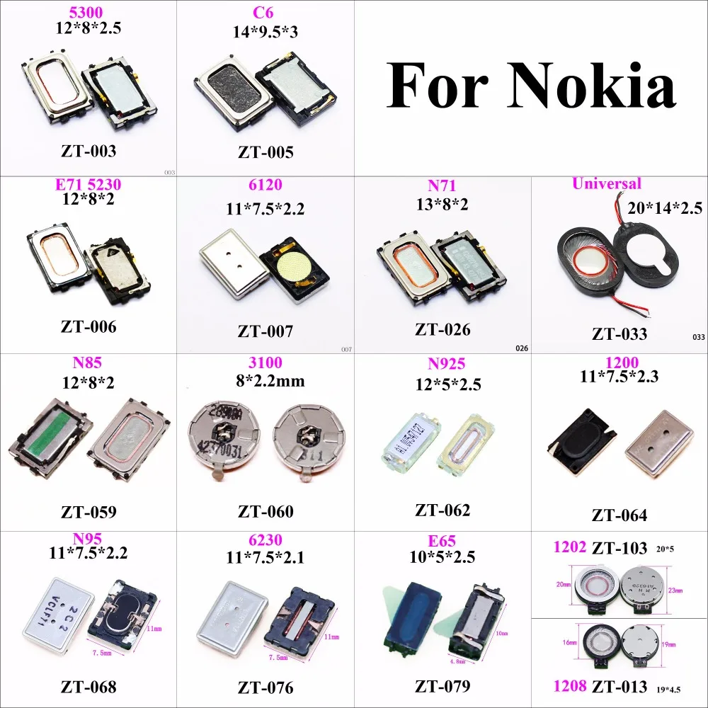 Телефонный звонок ChengHaoRan с динамиком и звуковым сигналом для Nokia E71 N85 N925 N73 N95 E65 1208