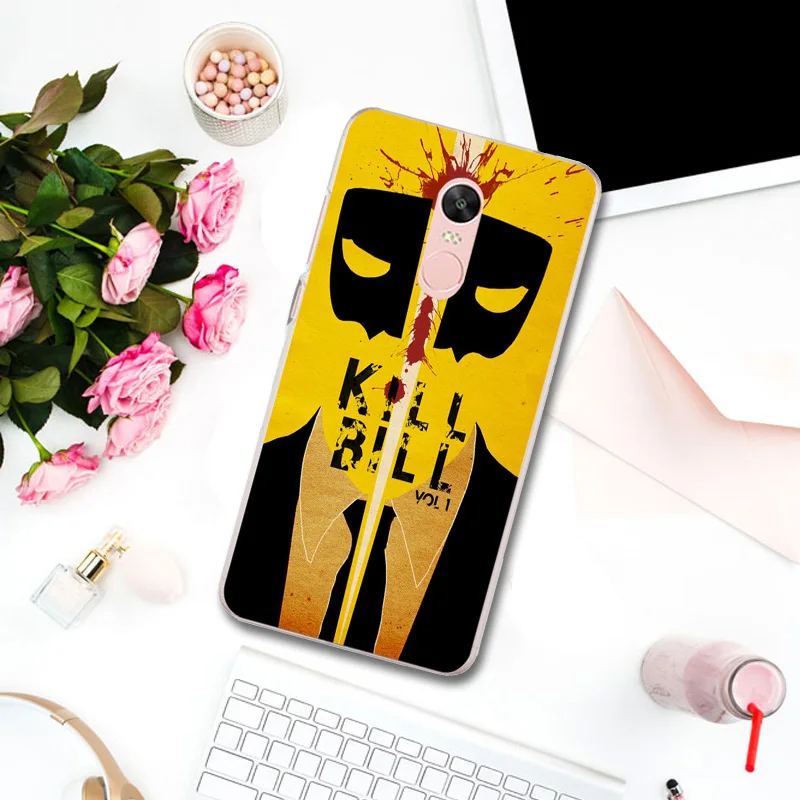 Чехол для телефона Kill Bill Art мягкий силиконовый чехол из ТПУ Для Xiaomi Mi Redmi Note 3 3S 4 4X 4A