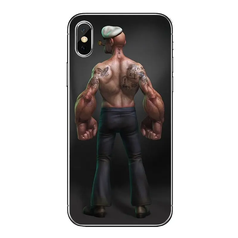 Прозрачный мягкий чехол с рисунком аниме popeye poker для Xiaomi Redmi 4X S2 3S Note 3 4 5 6 6A Por Pocophone