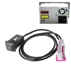 Автомобильный Aux-in RNS-E Кнопка навигации AUX аудио адаптер Комплект 32-контактный штекер для Audi A3 A4 A6 A8 R8 TT