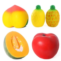 pu slow rebound toy oversized strawberry fruit squishy squeeze toy simulation ornaments