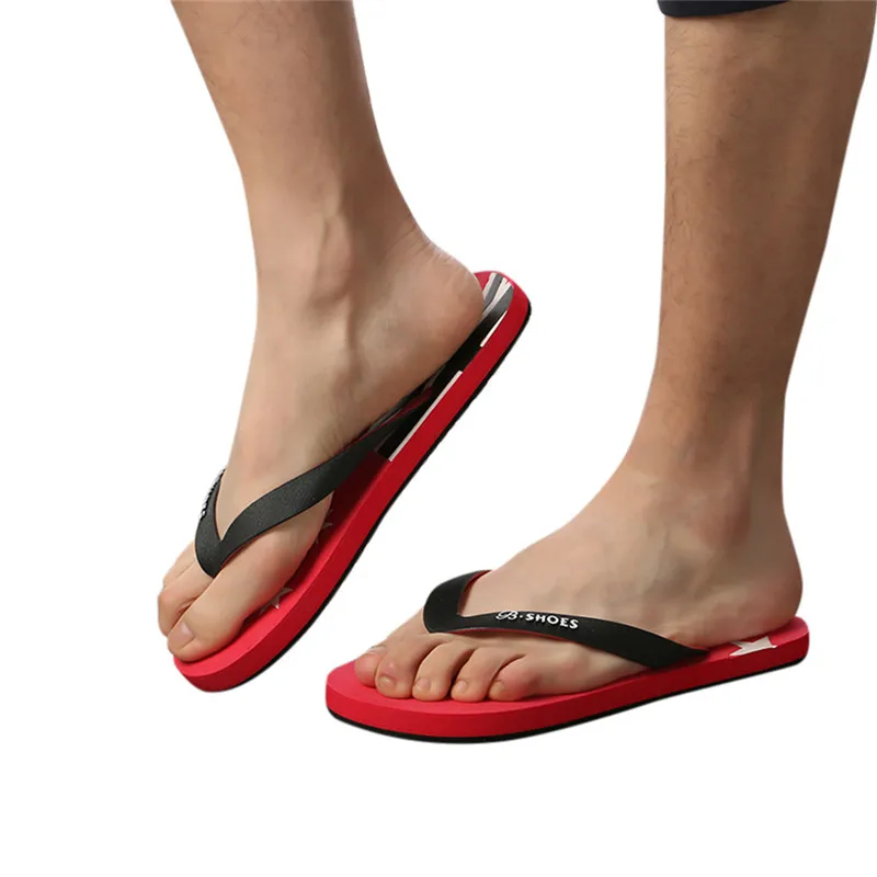 2018 мужские тапочки с американским флагом нескользящие Вьетнамки шлепанцы летние