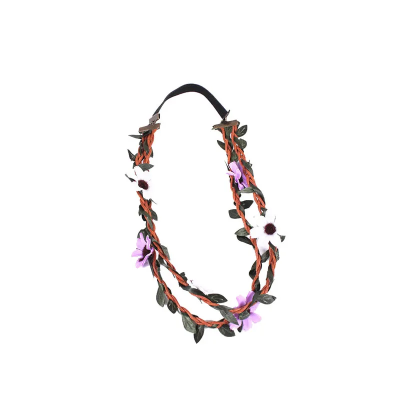 2019 Fashion Beach Hair Accessories for Women Bohemian Leaves Berry Headband Spring Wreath Bridal Sweet Headwear |