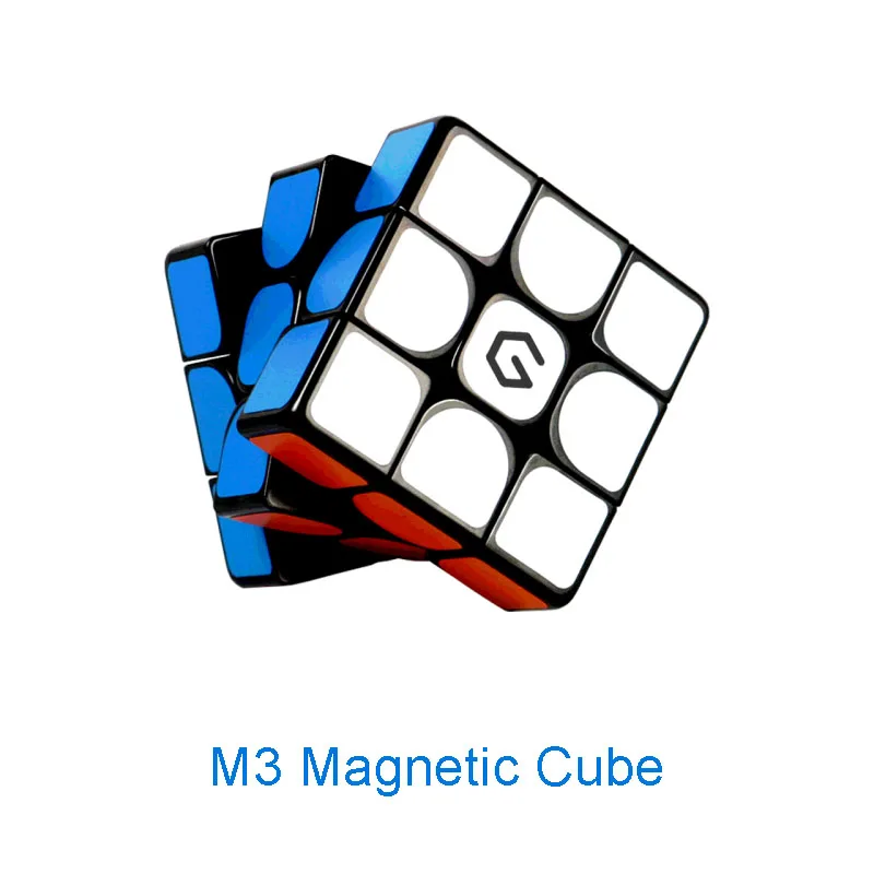M3 Xiaomi Giiker M3 Магнитный куб 3x3x3 яркий цвет квадратный магический куб головоломка научное образование игрушка подарок - Цвет: M3