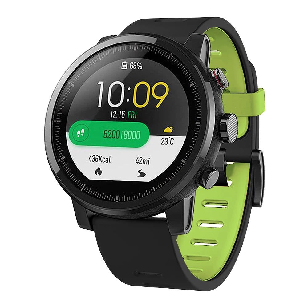 Пленка для экрана 3 в 1 Huami Amazfit stratos 2 ремешок браслет силиконовый часов + чехол 2/2 s |