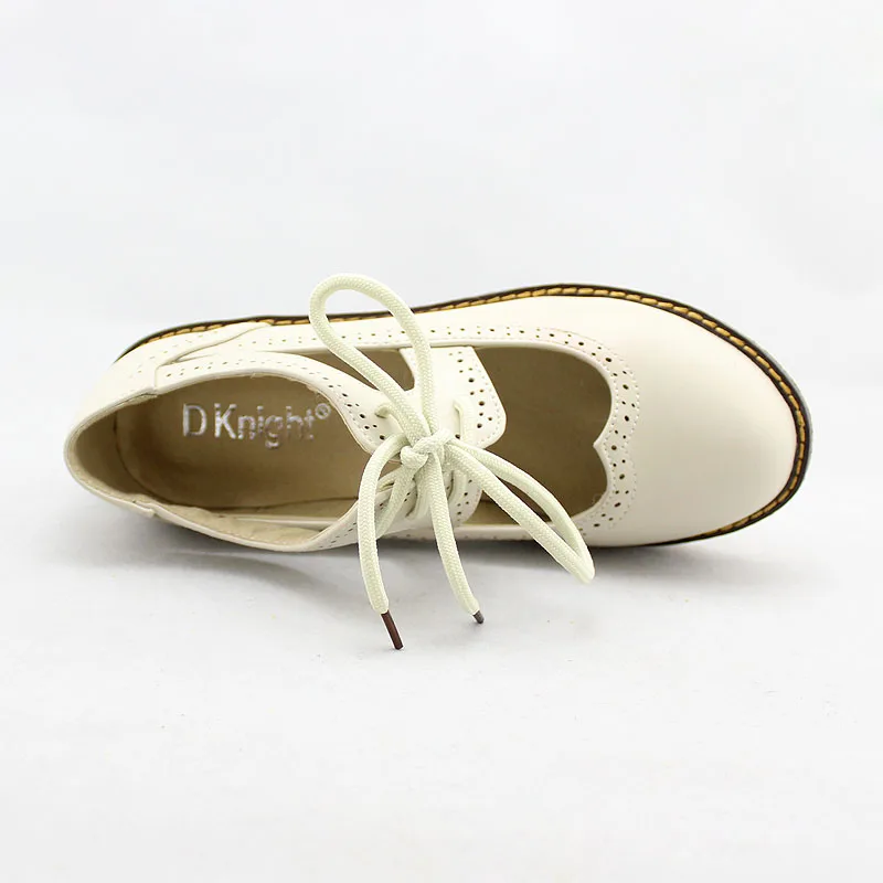 Оксфорды в ретро стиле для женщин большие размеры 34–43 повседневные туфли на