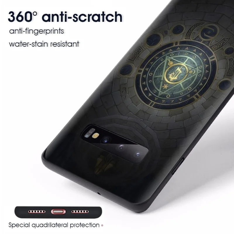 Чехол для телефона samsung Galaxy S8 S9 S10 S10e S10 Plus M20 S6 S6edge S7 S7edge Силиконовый ТПУ мягкий чехол Wows World of Warcraft