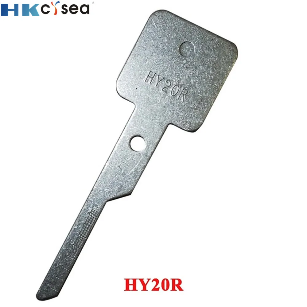 HY20R 10 шт./лот Lishi 2 в 1 ключ резак Выгравированный линейный Заготовка ключа замка зажигания автомобиля лезвия со шкалой режа зубы HU64 HY20 HON66 HU58 HY20R NE66 - Цвет: HY20R
