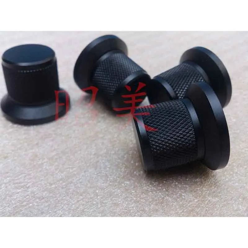 

KYYSLB Diameter 30 Shank Diameter 22 High 25MM All Aluminum Alloy Amplifier Chassis Solid Volume Knob Audio Potentiometer Knob