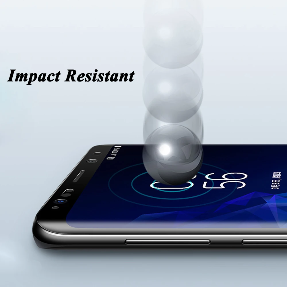 Для samsung Galaxy S8 плюс Стекло для samsung S8 закаленное Стекло Примечание 8 Экран протектор 3D изогнутые полное покрытие защитной пленка 9 H