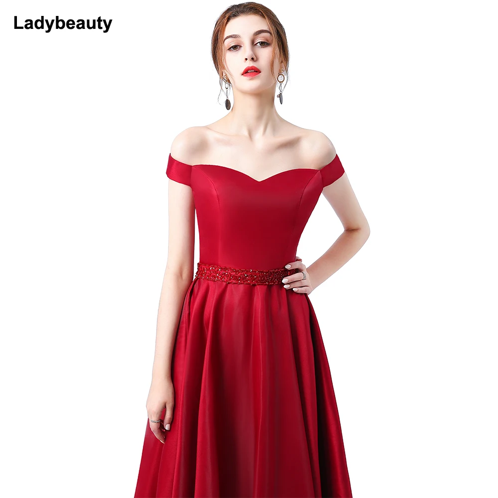 Женское винтажное вечернее платье Ladybeauty длинное ТРАПЕЦИЕВИДНОЕ ПЛАТЬЕ с