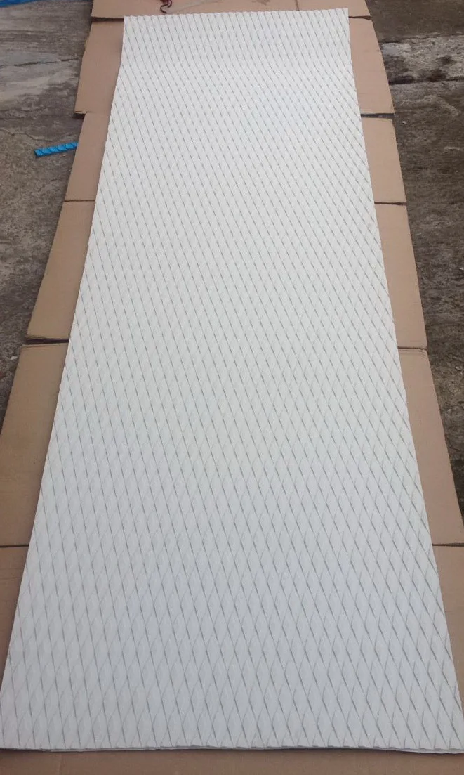 Бесплатная доставка белый цвет Алмазный Узор EVA 3 м скользящая Верхняя накладка |