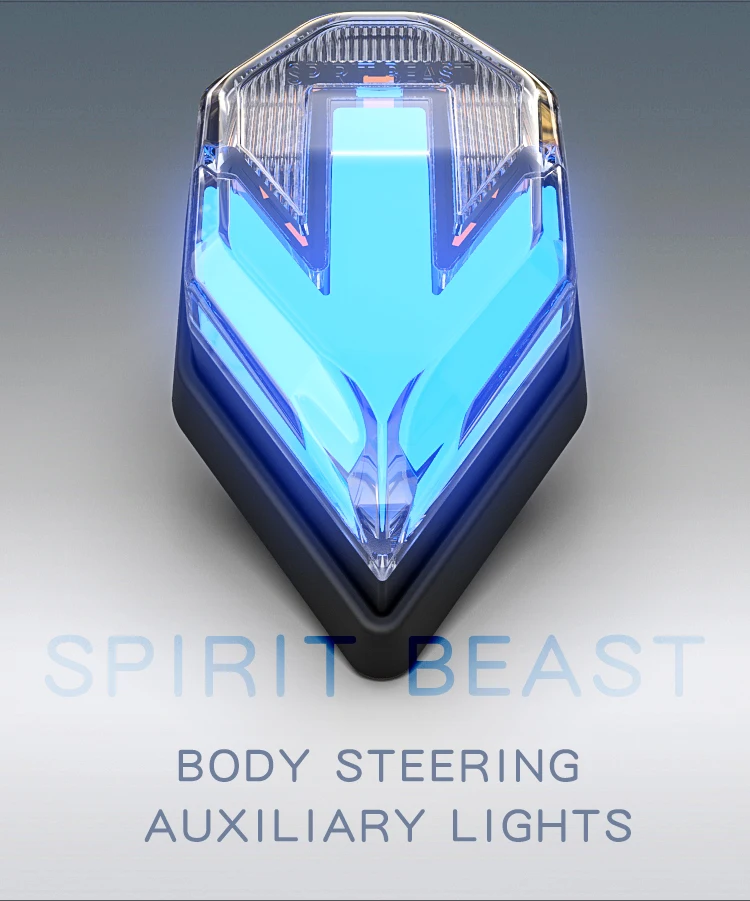 SPIRIT BEAST CB190 мотоциклы выделяют предупреждающие огни 12 В Водонепроницаемые огни Светодиодный фонарь для мотокросса модифицированные аксессуары для укладки