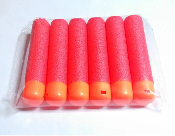 30 шт./партия 9,5 см красный/синий снайперская винтовка Дартс пули для Nerf Mega Kids игрушка пена Запасной комплект для Дартс большая дыра головы пули подарок
