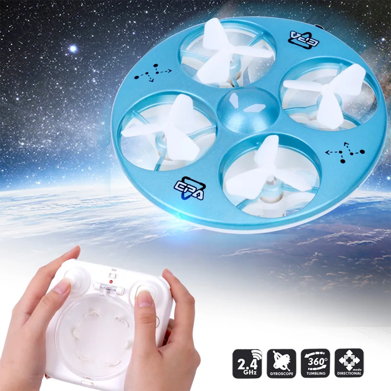 Новейший дизайн модный стиль вертолет мини нано RC 3D Дрон НЛО Безголовый режим 360