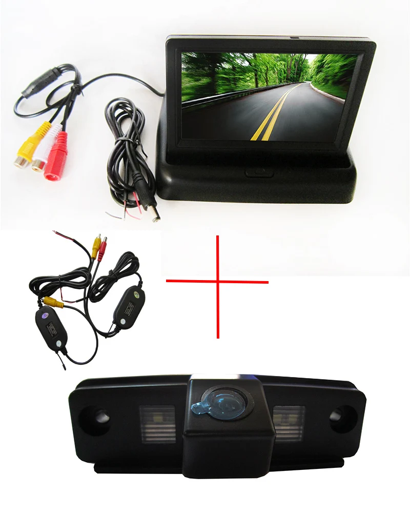 Wireless Color Car Rear View Camera for SUBARU Forester / Outback Impreza Sedan with 4.3 Inch foldable LCD Monitor | Автомобили и