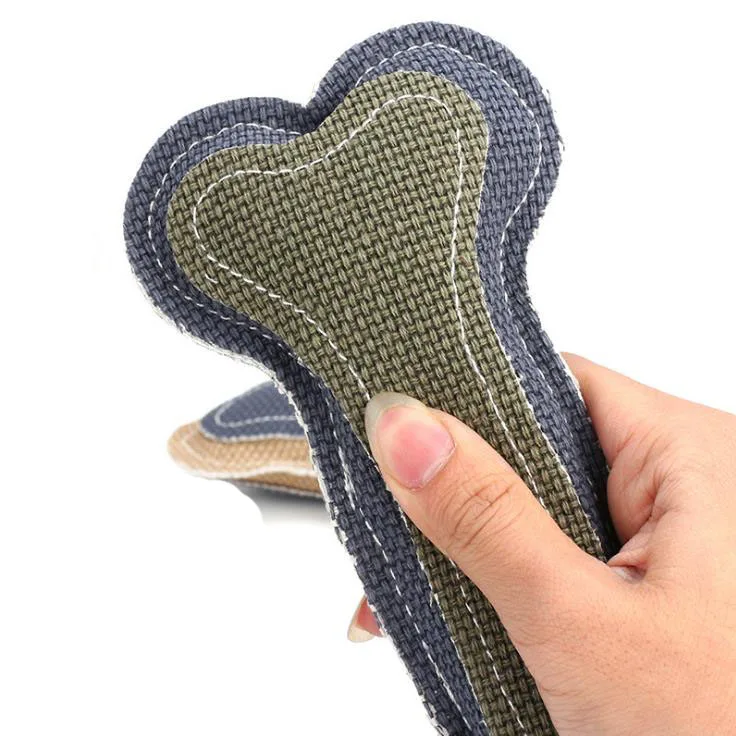 1 шт. милые холщовые игрушки для собак устойчивые к укусам скрипучие Игрушки