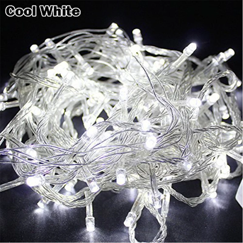 LED String Holiday Light Christmas Lights 110V/220V 10m/100LEDs With 8 Modes for Holiday/Party/Decoration Free shipping | Лампы и