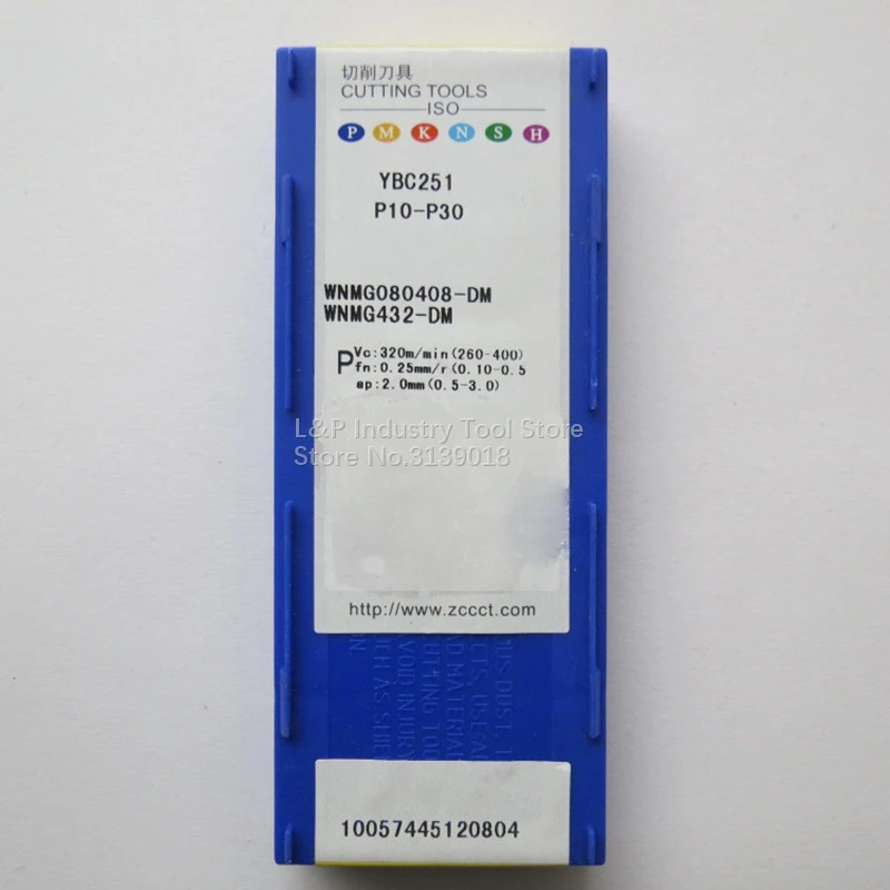 New Original Lathe Blades China Brand CNC Tool WNMG080408-DM YBC251 Carbide Inserts WNMG080408DM For Steel | Инструменты