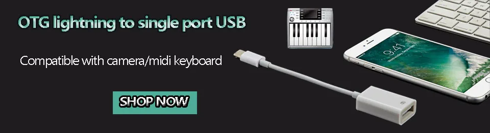 Reilim OTG адаптер для Apple к USB камера ридер адаптер для lightning iOS 13 Соединительный комплект кабель синхронизации данных для IPhone 6 7 8 X