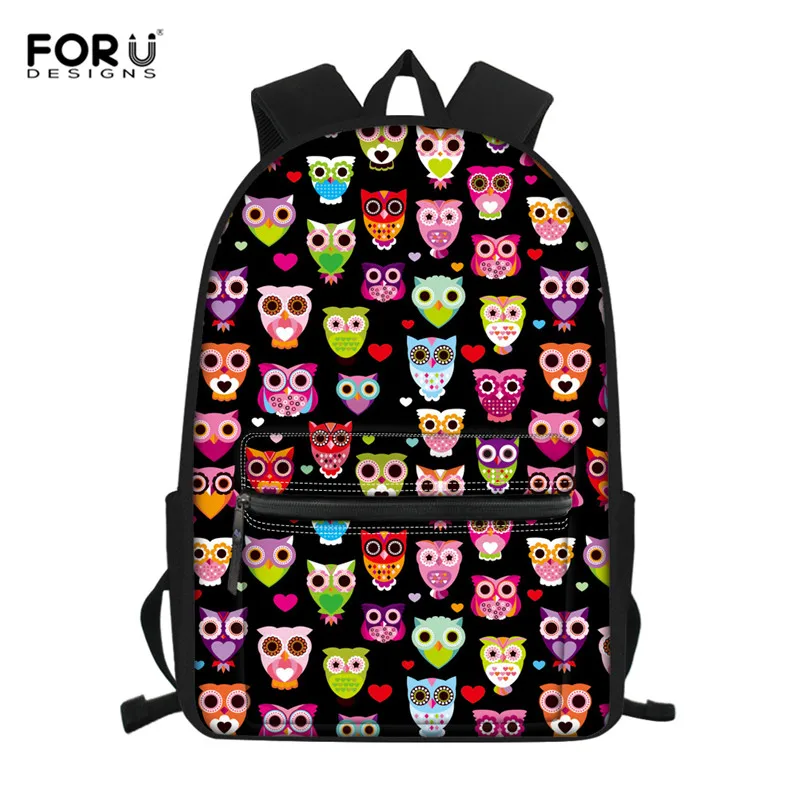 Школьный рюкзак FORUDESIGNS с принтом зебры на заказ для подростков школьные сумки