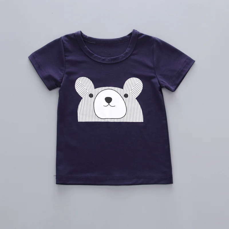 18M-4T Girls Clothing Sets Cartoon Bear Tops + Shorts Clothes for Boys Two Pcs Kids 2018 Summer Children | Детская одежда и обувь