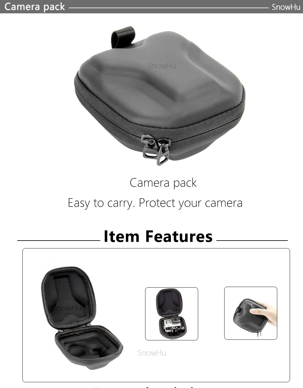 Аксессуары для экшн-камеры SnowHu для GoPro Hero 8 7 6 5 4 Black Xiaomi Yi 4K Lite 2 SJCAM Eken H9 Go Pro Набор аксессуаров GS98