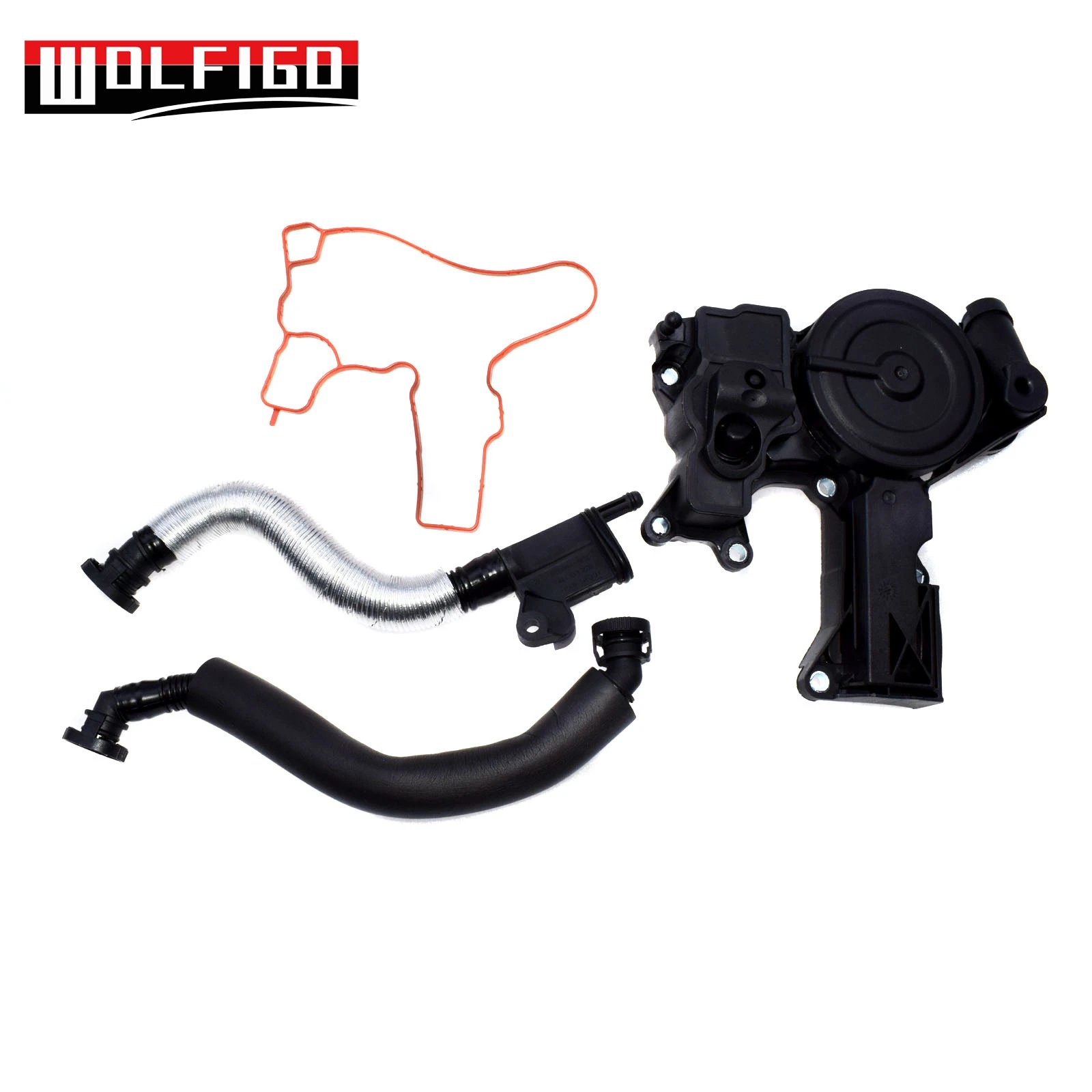 WOLFIGO New PCV сепаратор масла и воды воздухоотвод выхлопная труба для AUDI A3 A4 VW Skoda Seat