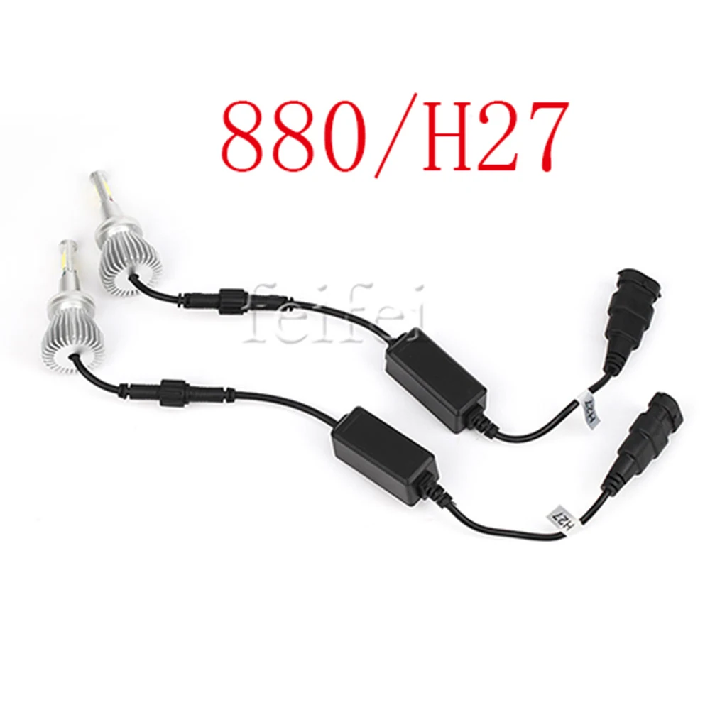 2X LED bulbs for cars 9005 9006 H8 H11 h4 H7 Led H1 Auto Headlight S1 N1 60W 8000LM 12V 6000K Lamp All In One COB Bulbs auto | Автомобили